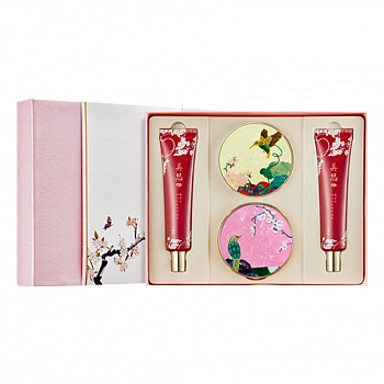 Лимитированный набор для лица 02 Cho Gong Jin Makeup Set 4pcs (Sweet Flower Limited Edition) 02