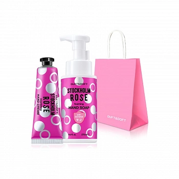 Парфюмированное мыло для рук + крем 03 Stockholm Rose Foaming Hand Soap & Hand Cream