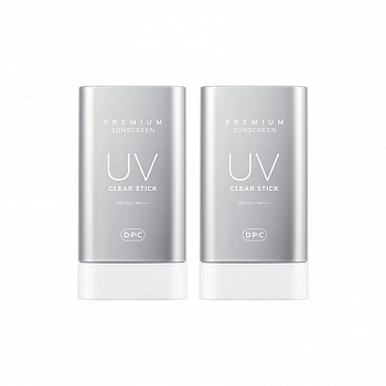 Солнцезащитный стик 2шт Premium Sun Screen UV Clear Stick SPF 50+++ Duo