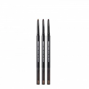 Тонкий карандаш для бровей 02 Perfect Eyes Mega Slim Brow 02