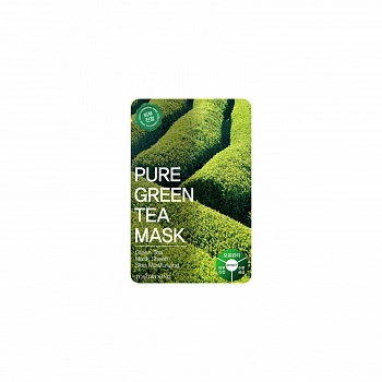 Тканевая маска с экстрактом зеленого чая Pure Green Tea Mask Pack