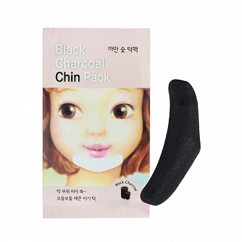 Патчи для подбородка от черных точек Black Charcoal Chin Patch