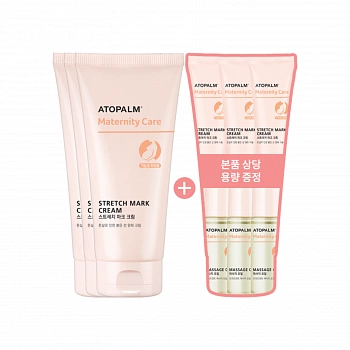 Крем от растяжек 3шт + Массажное масло для беременных (мини) + Крем от растяжек (мини) Maternity Care Stretch Mark Cream 3ea + Massage Oil & Care Stretch Mark Cream (mini)