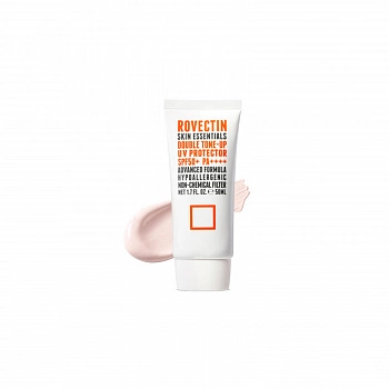 Гипоаллергенный солнцезащитный тонирующий крем с SPF50+ PA++++ Skin Essentials Double Tone-Up UV Protector SPF50+ PA++++