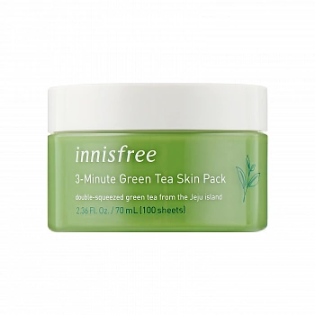 3-х минутный крем для лица с зеленым чаем 3-Minute Green Tea Skin Pack