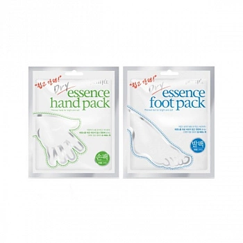Увлажняющая маска для рук в виде перчаток 10 шт. + Увлажняющая маска для ног в форме носочков 10 шт. Dry Essence Hand Pack 10 pcs + Dry Essence Foot Pack 10 pcs